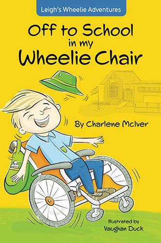 Off to School in my Wheelie Chair